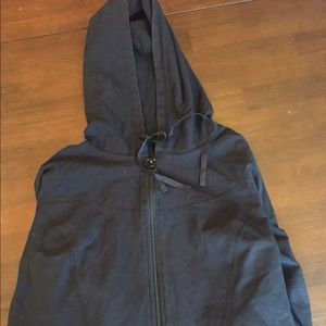 Maternity zipper sweatshirt